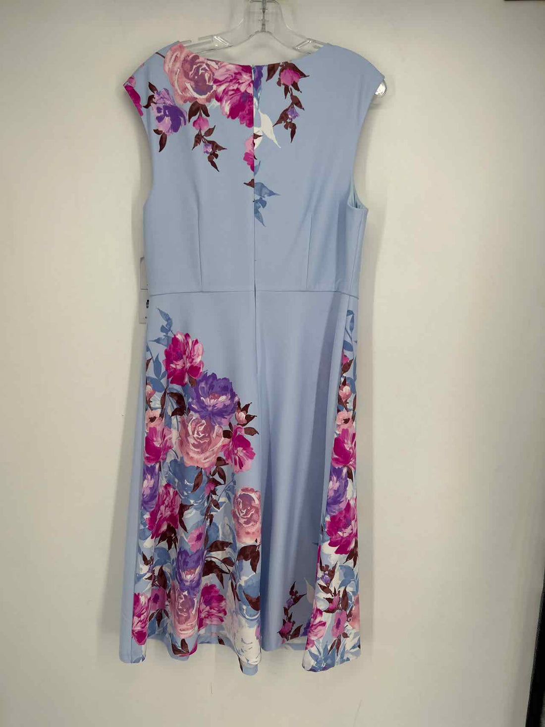 London Times Size 12 Light Blue Floral NWT Dress