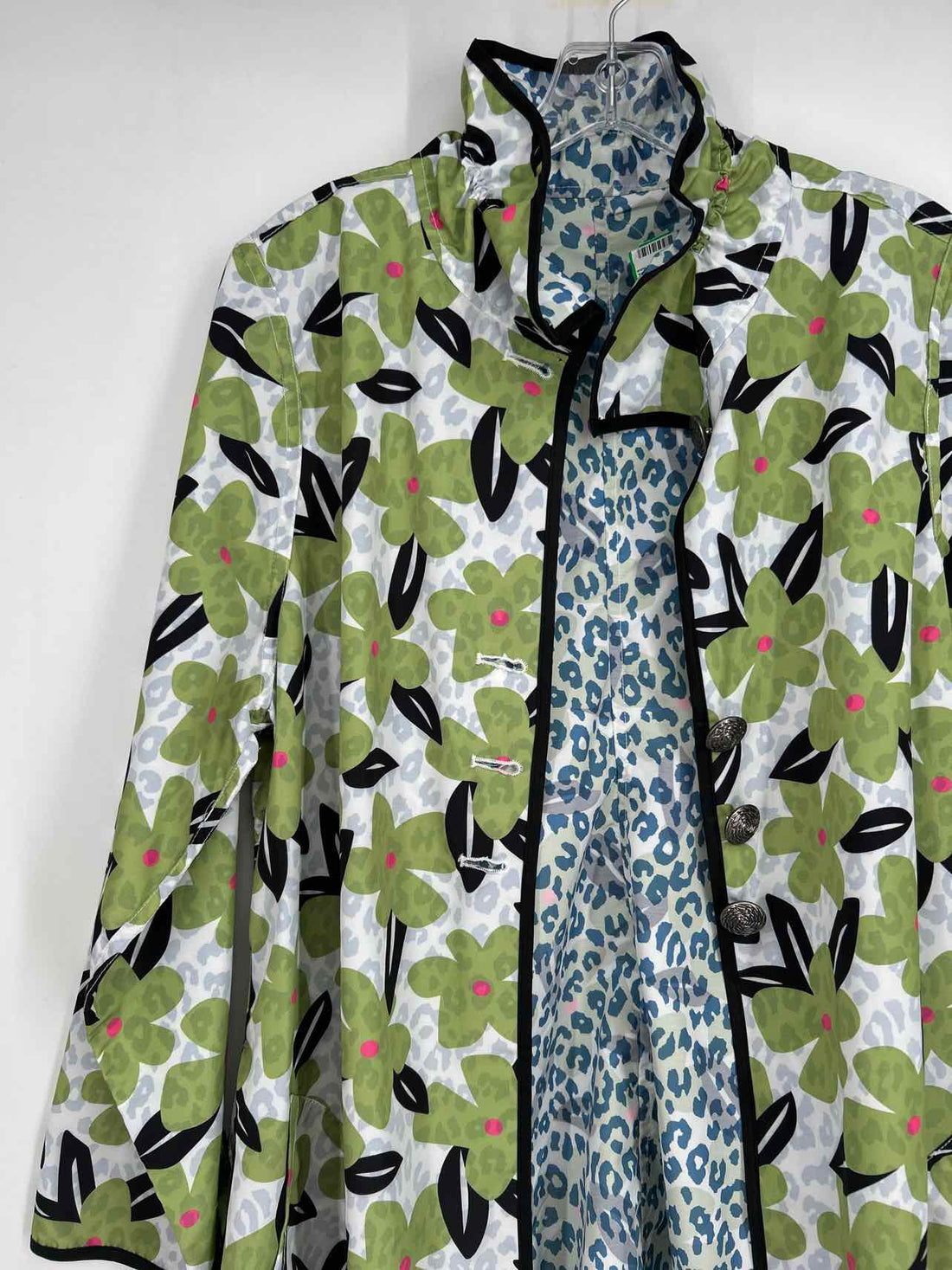 Twisted Sisters Size M Reversible Raincoat