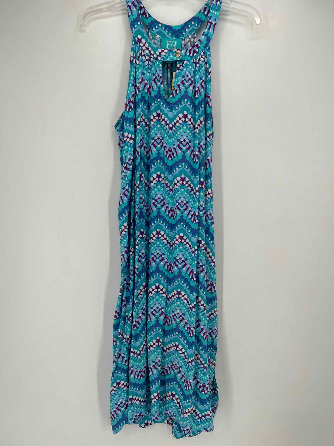 Escapada Size L Blue Print Dress