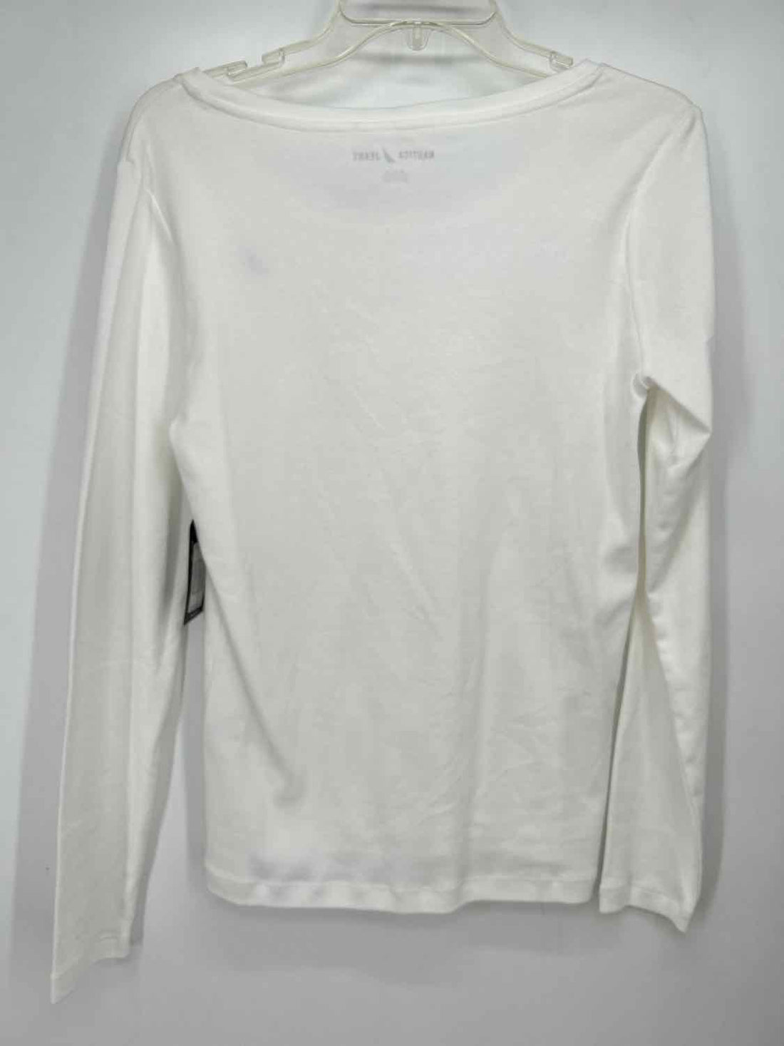 Nautica Size M White NWT Long Sleeve