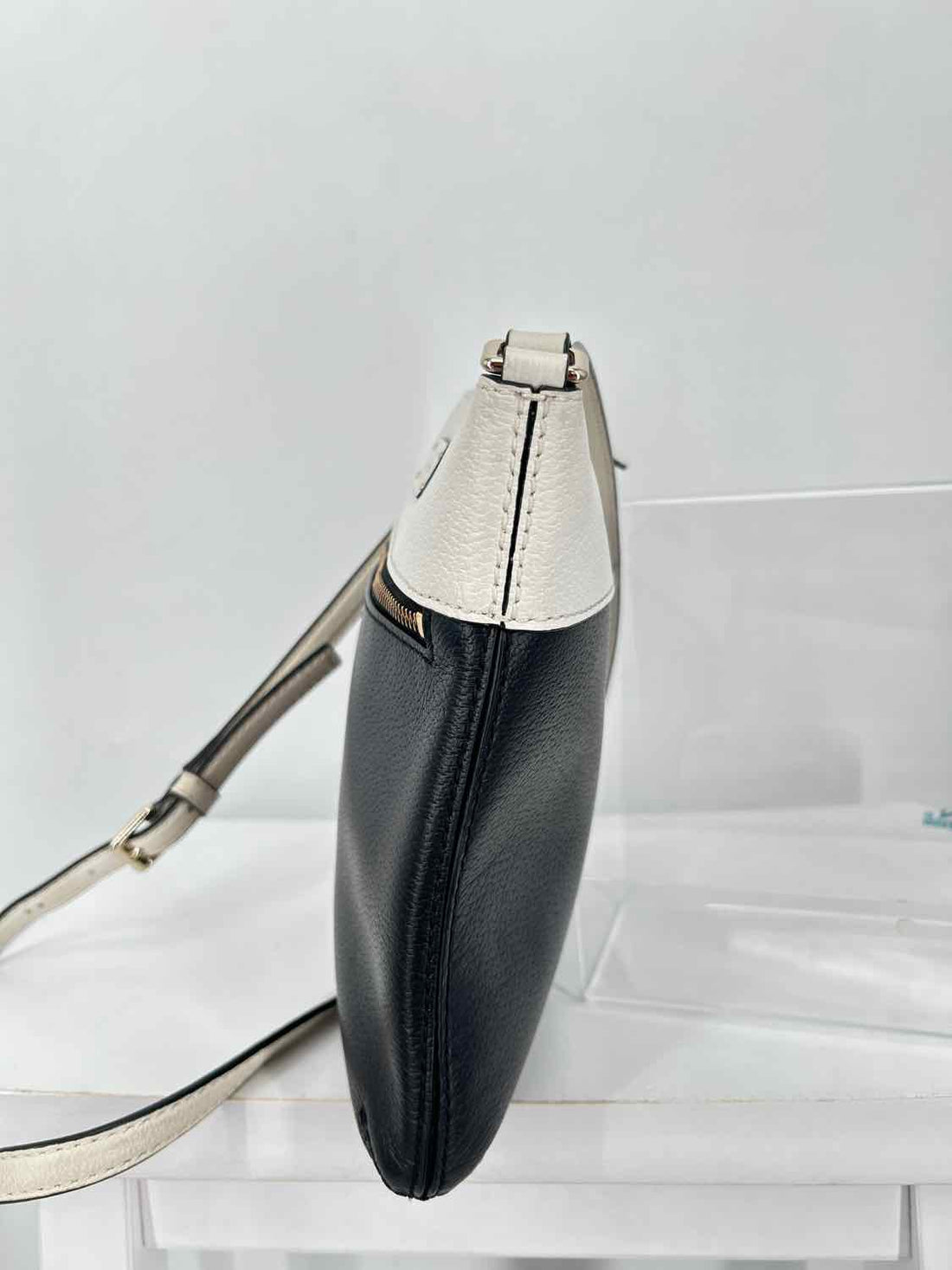 Kate Spade Black & cement Leather Crossbody