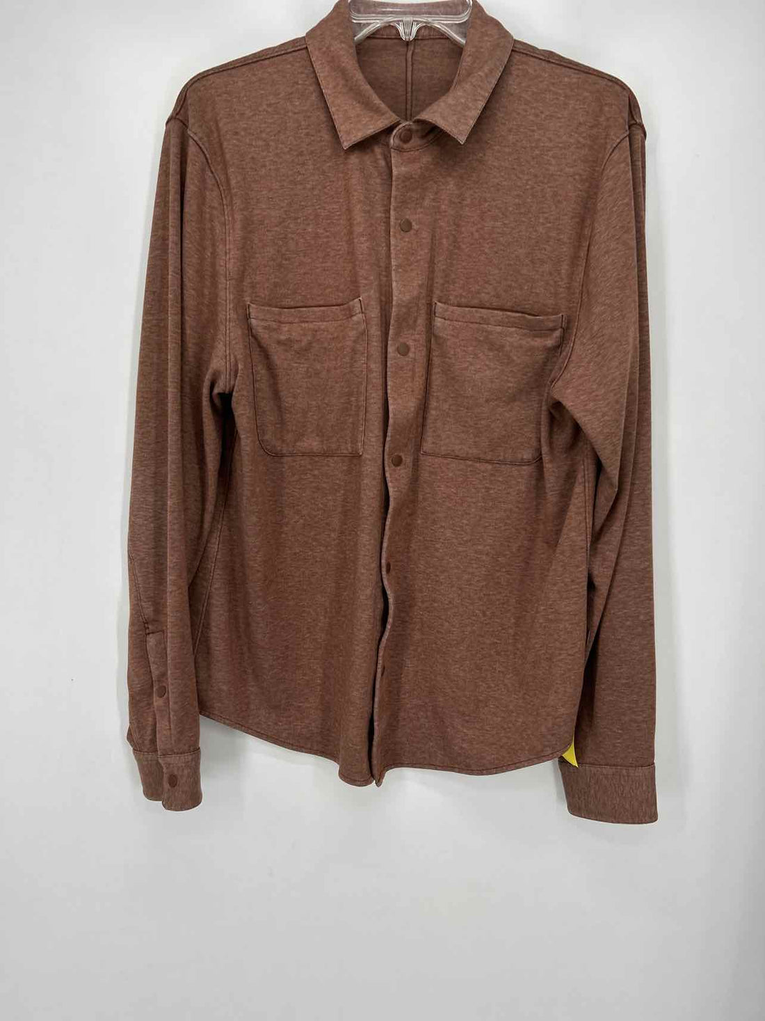 Lululemon Size M Heathered Brown Long Sleeve