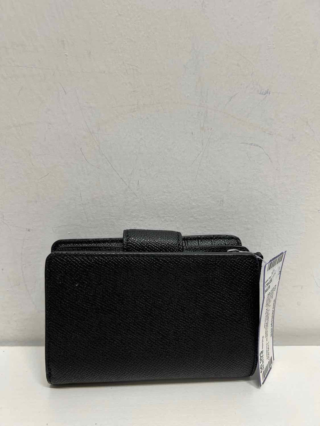 Coach Black Pebbled Leather Excellent Condition Wallet