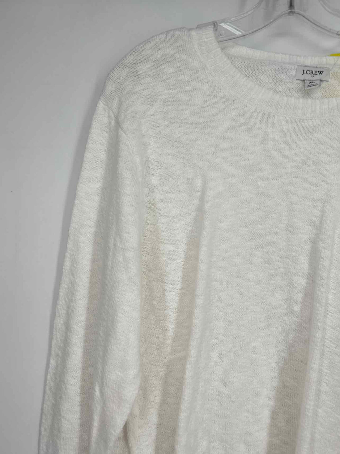 J Crew Size XL White Sweater