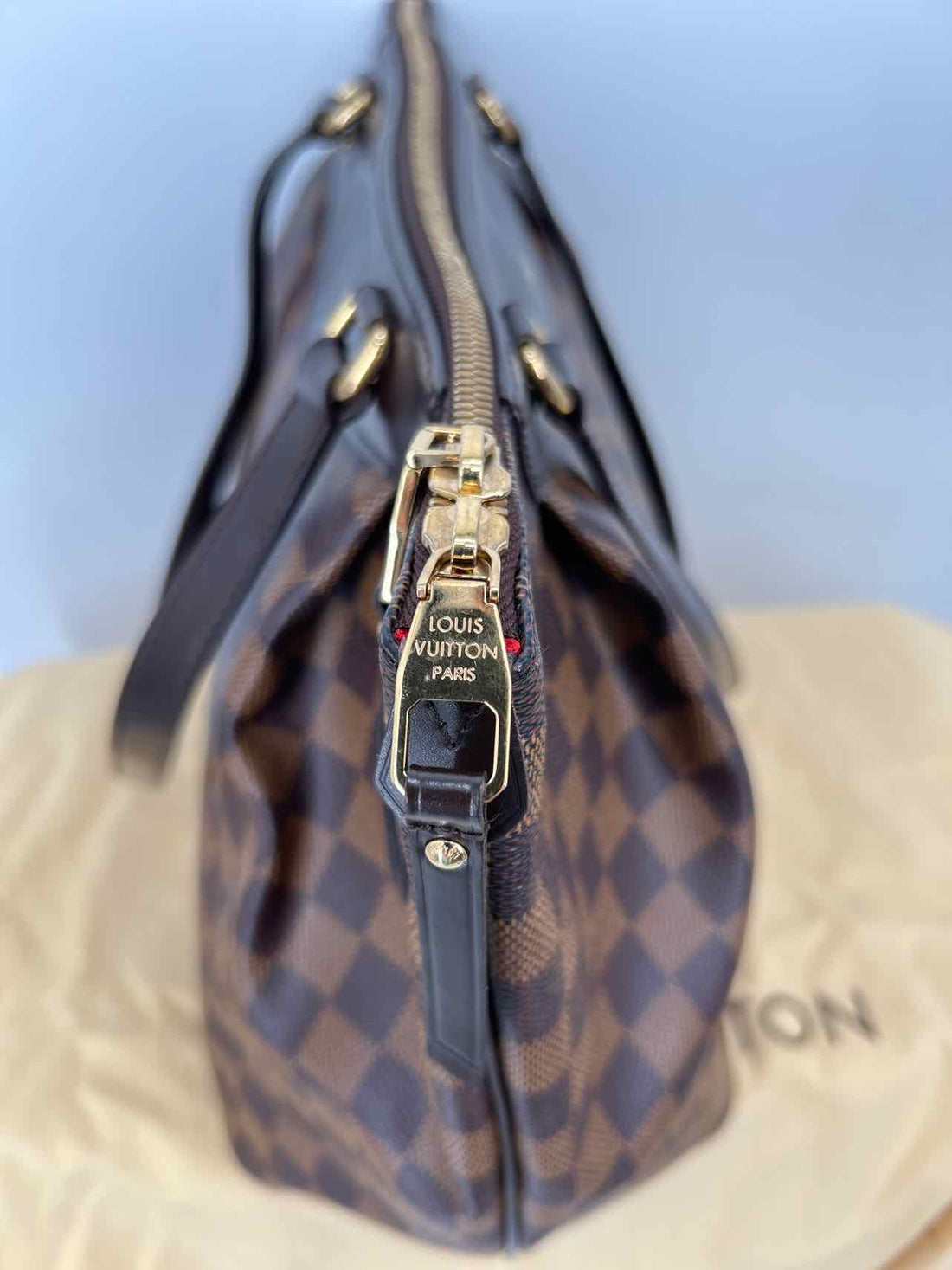 Louis Vuitton Damier Ebene Coated Canvas Pre Owned LUXURY