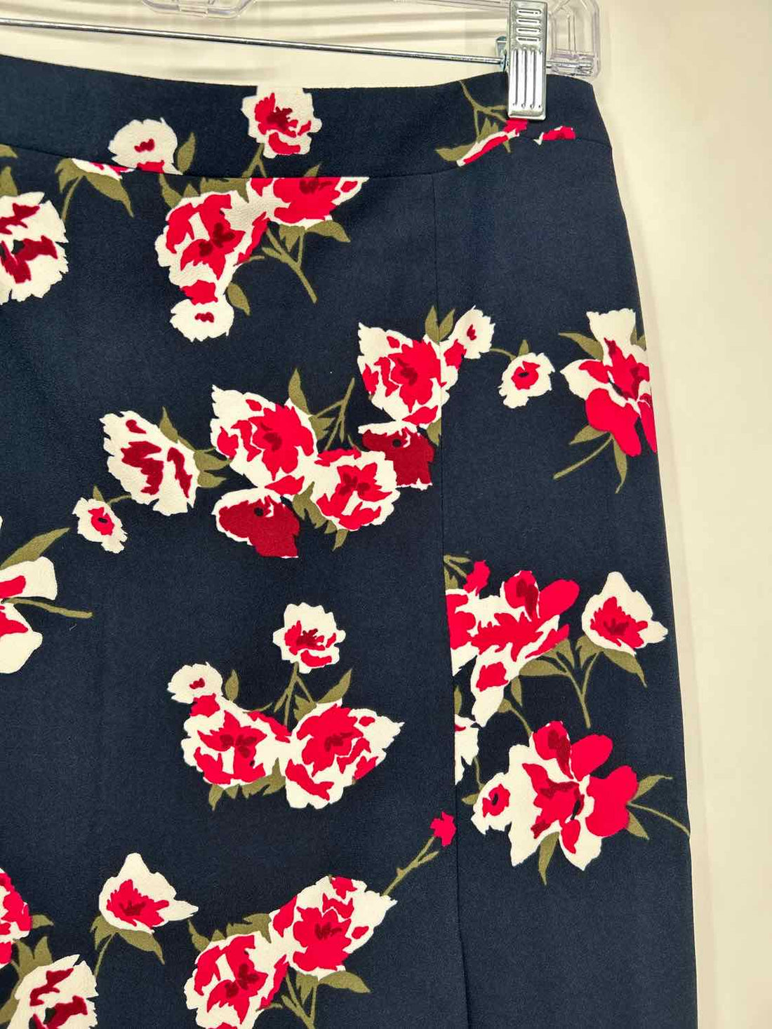 J Crew Size 4 Navy Floral Skirts