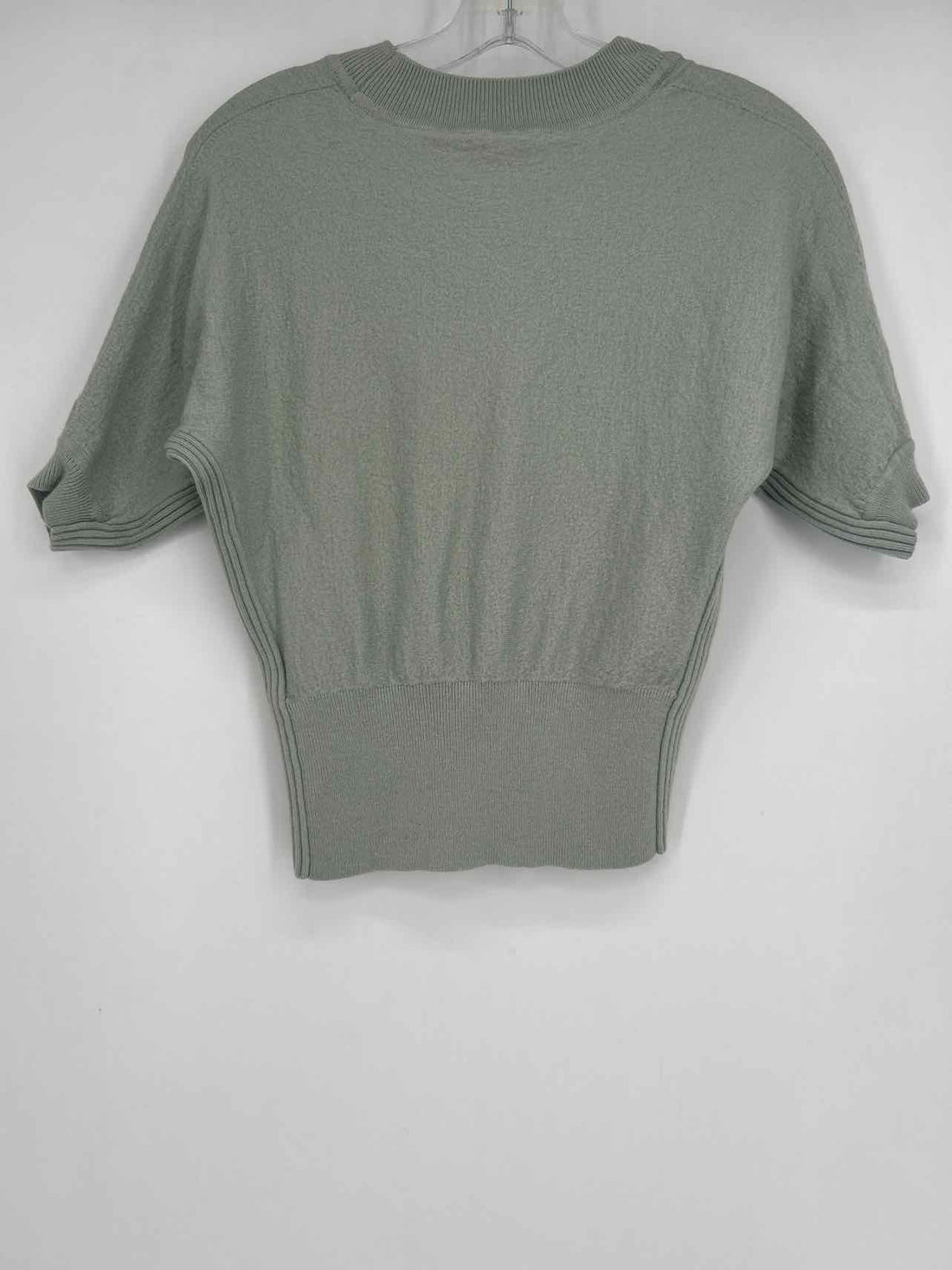 Tory Burch Size S Sage Merino Wool Short Sleeve
