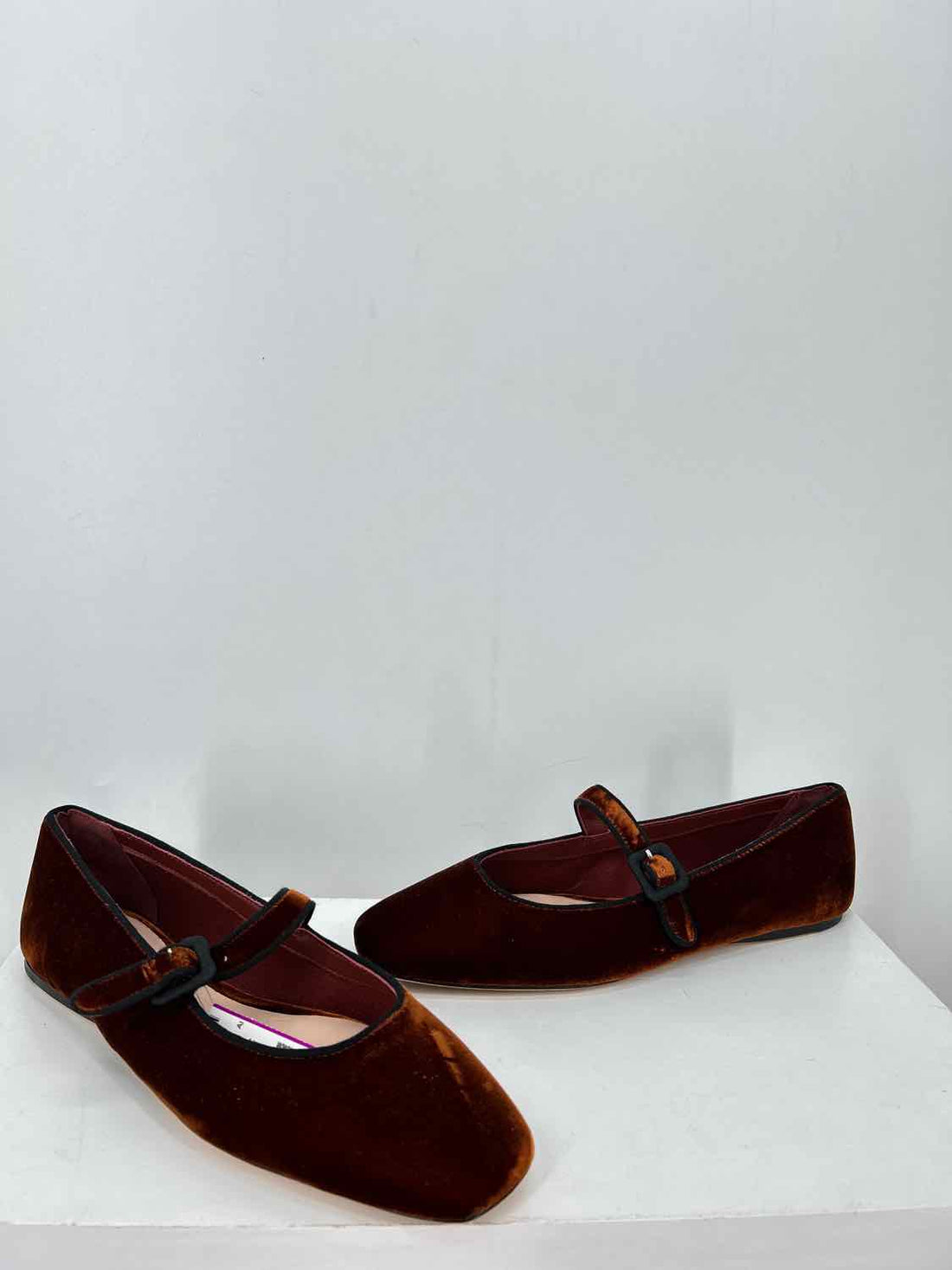 Loeffler Randall Women Size 8.5 Rust Brown Velvet Flats