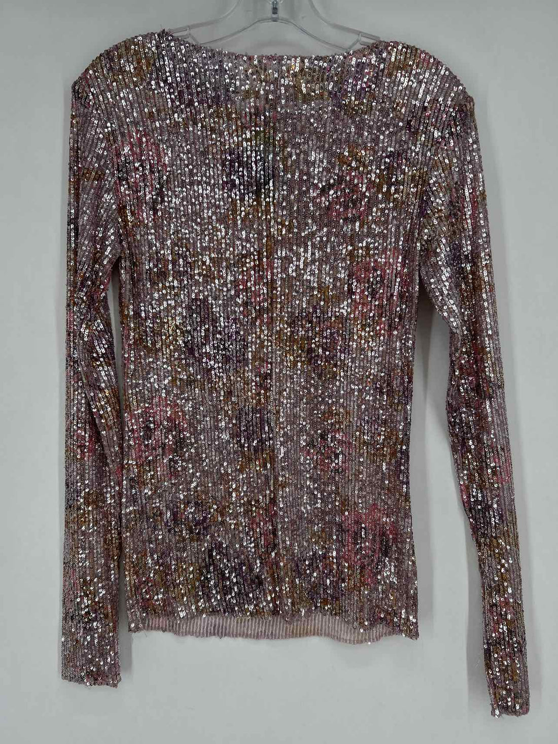 Intimately FP Size S Purple Sequined Long Sleeve
