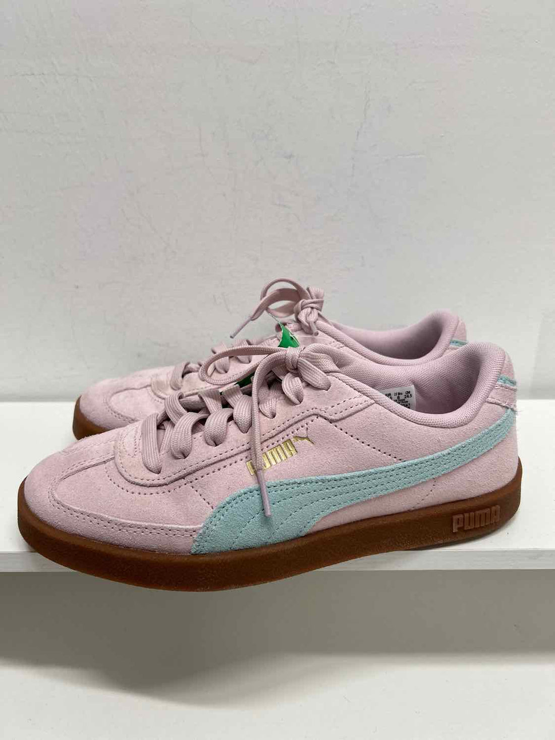 Puma Women Size 8 Pink & Light Blue Sneakers