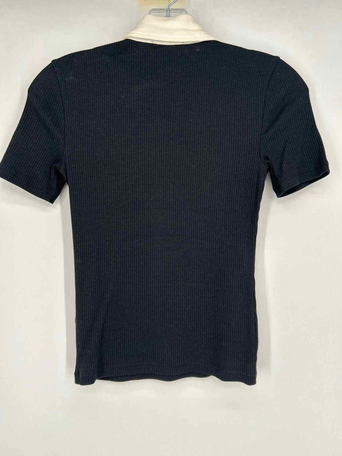J Crew Size XXS Black & White Short Sleeve
