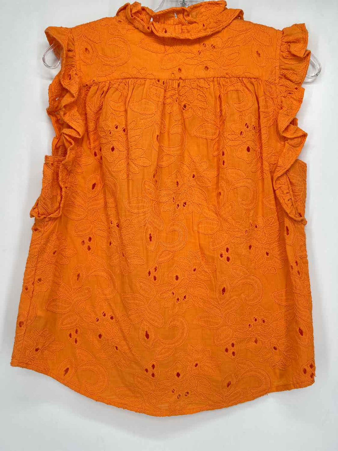 Dear John Size S Orange Eyelet Sleeveless