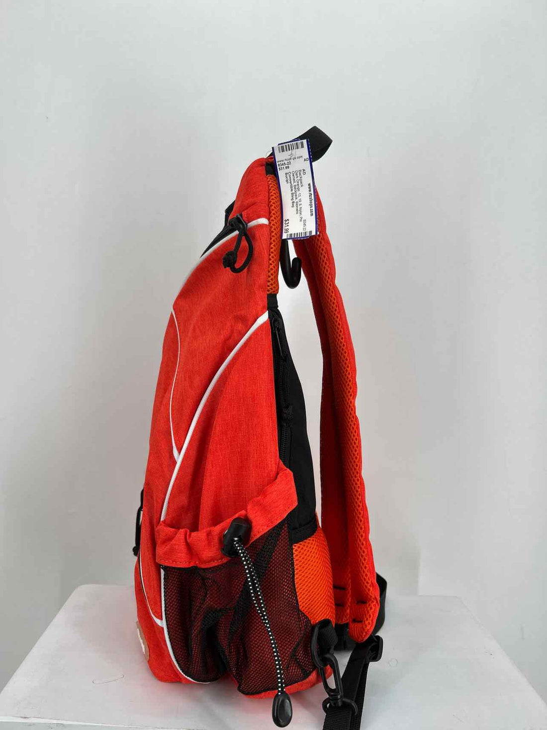 Sucipi Dark Orange Nylon Pre Owned Backpack
