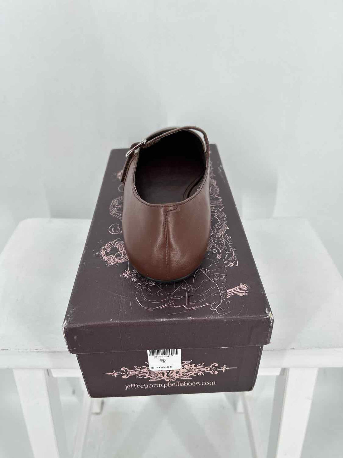 Jeffrey Campbell Women Size 10 Brown Leather New In Box Elise 2 Flats