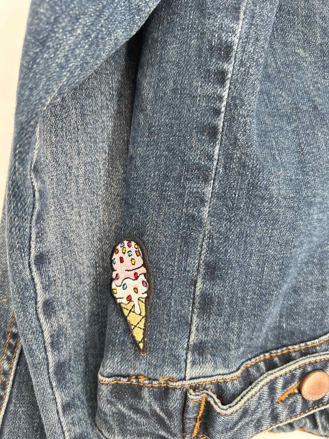 Refuge Size S Denim Custom Made Jacket