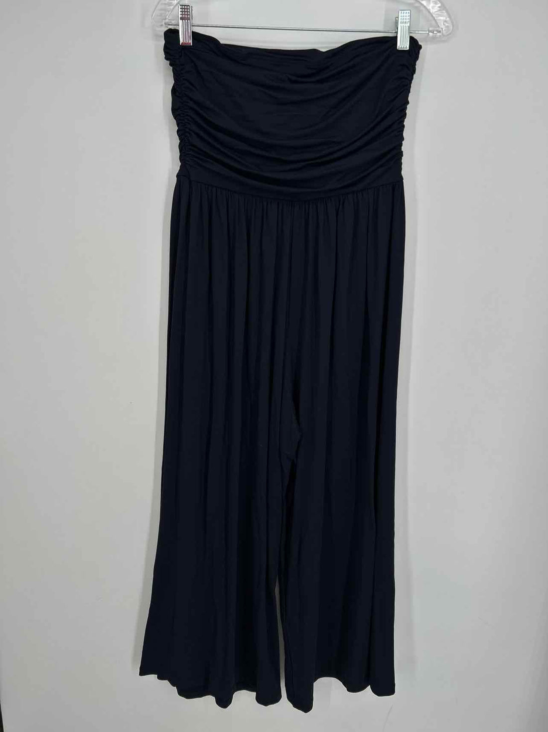 Susana Monaco Size M Navy Strapless Jumpsuit
