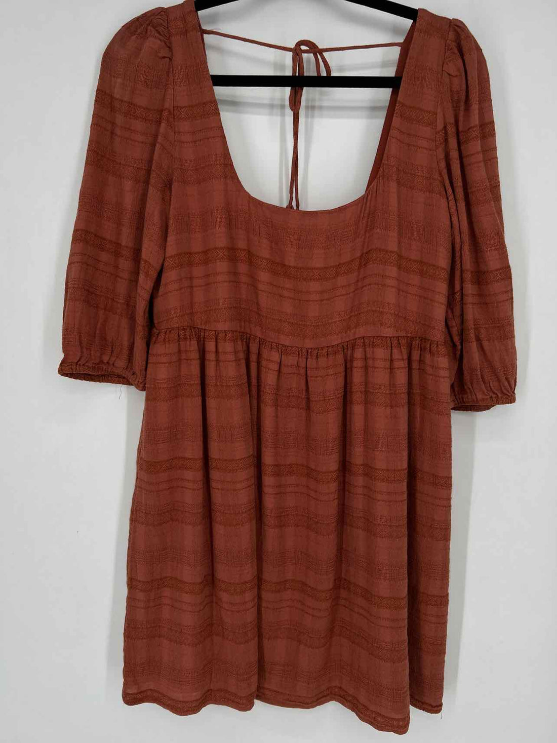 American Eagle Size M Dusty Red Long Sleeve Dress