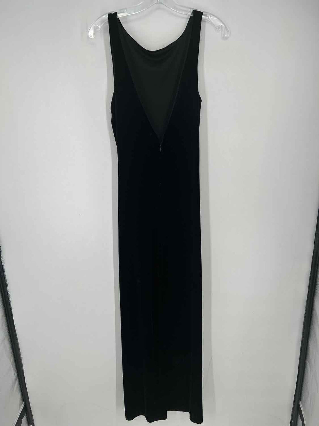 BCBGMaxazria Size M Black Velvet Dress