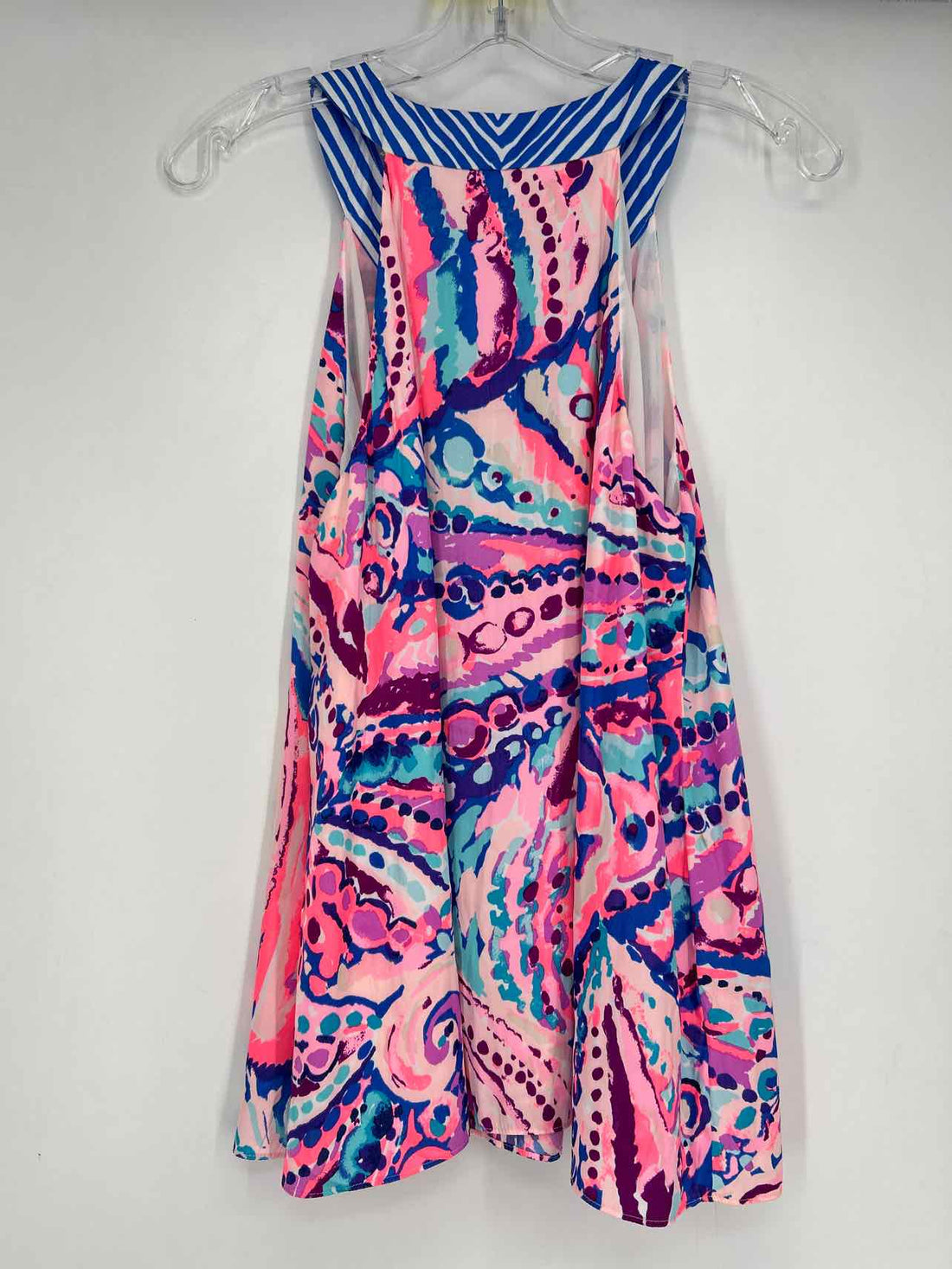 Lilly Pulitzer S Blue Print Sleeveless Lilly Pulitzer Top