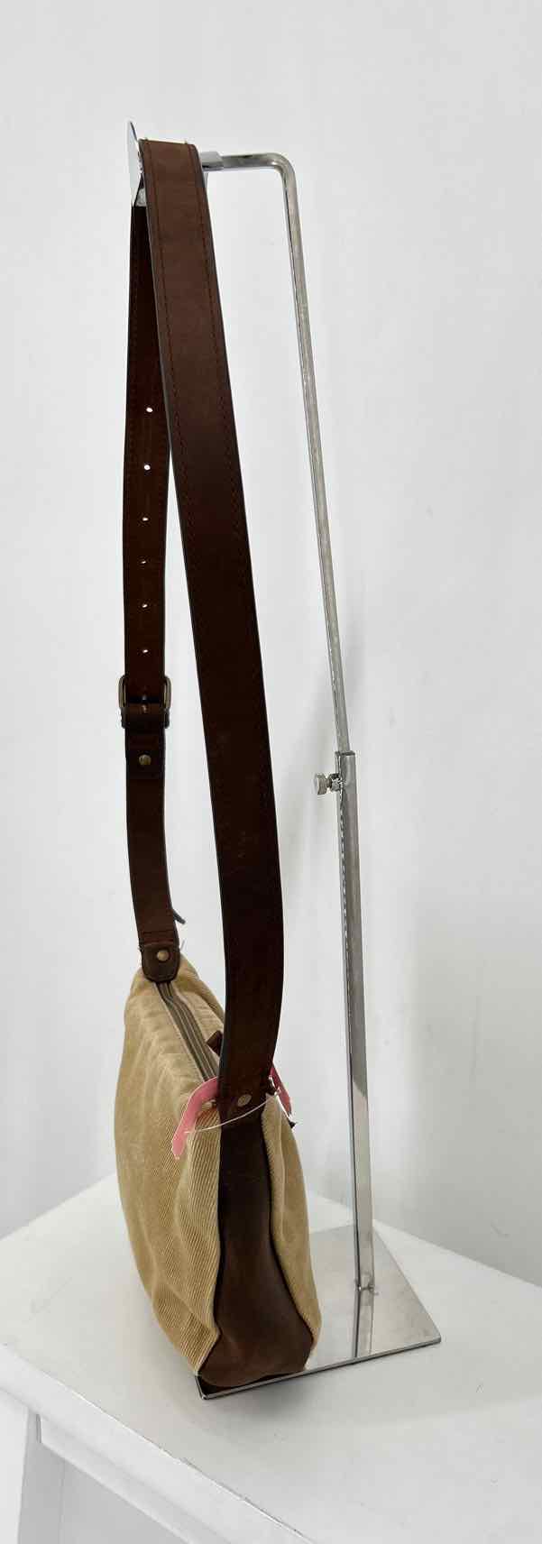 L L Bean Taupe Canvas Crossbody