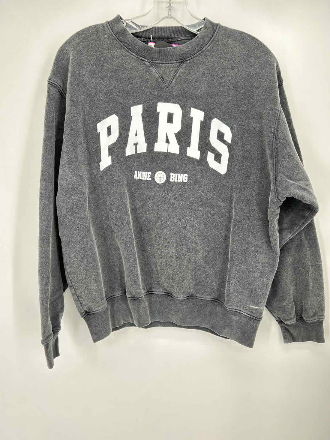Anine Bing Size M Gray Cotton Sweatshirt