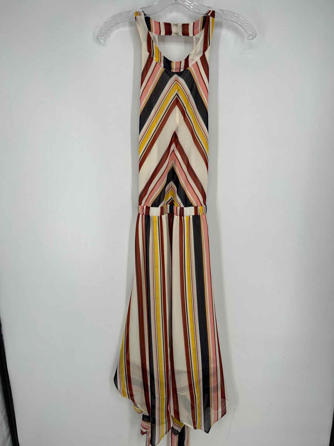 Sanctuary Size L White Multi Color Striped NWT Dress