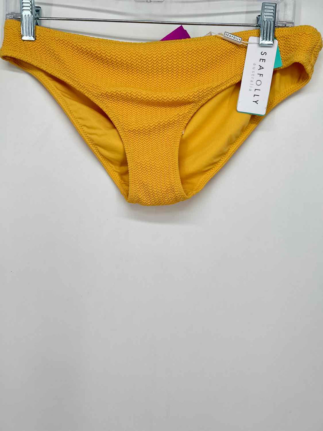 Seafolly Size 10 Yellow NWT Swimsuit Bottom Only