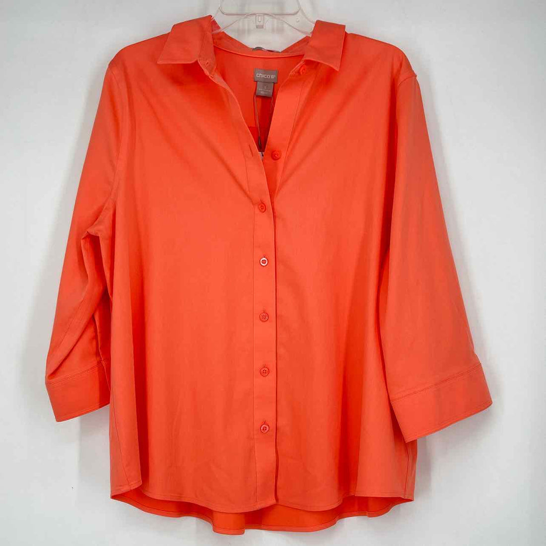 Chicos Size 3 (XL) Coral NWT Long Sleeve
