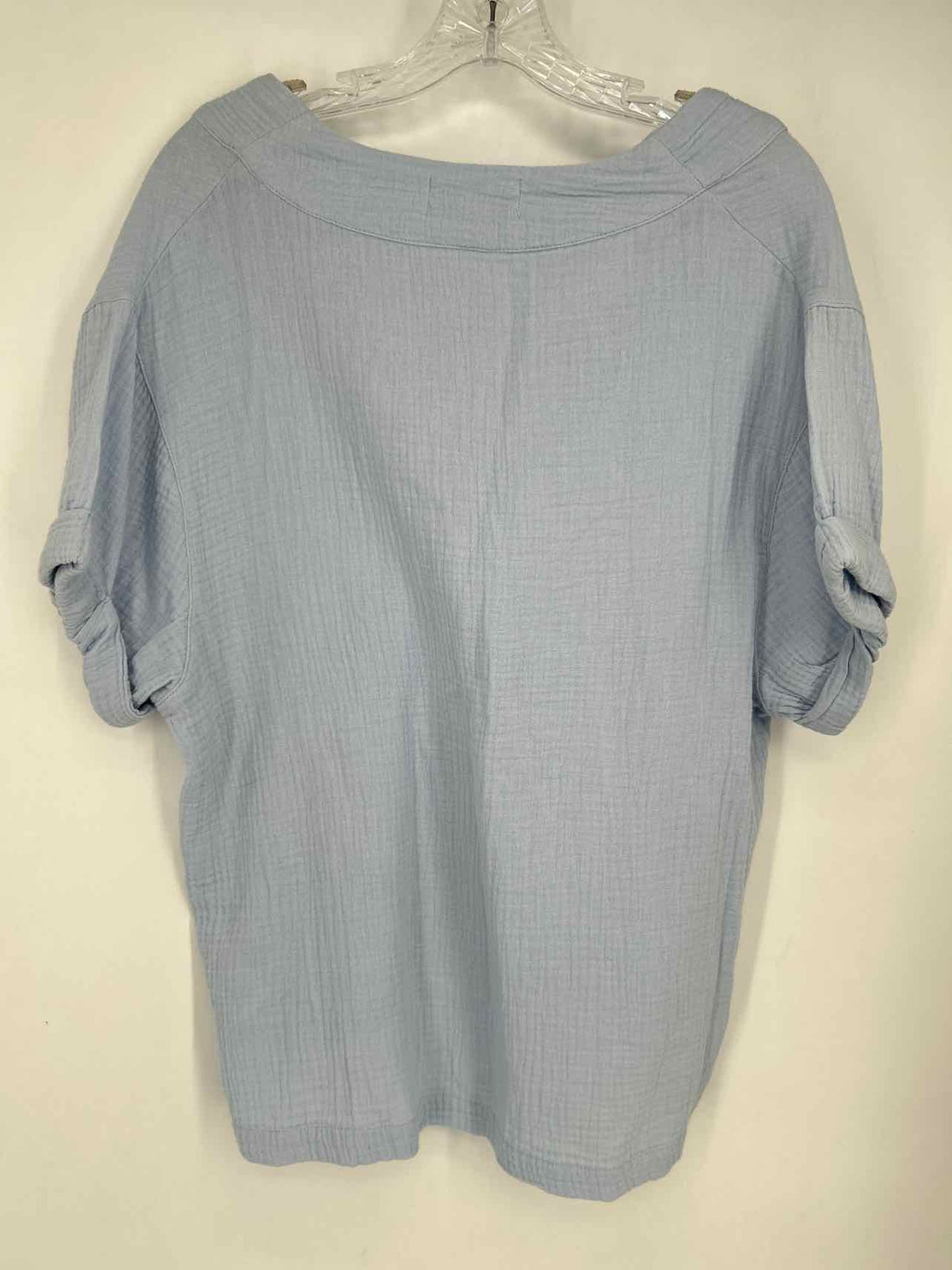Dear John Size S Light Blue Gauze Short Sleeve