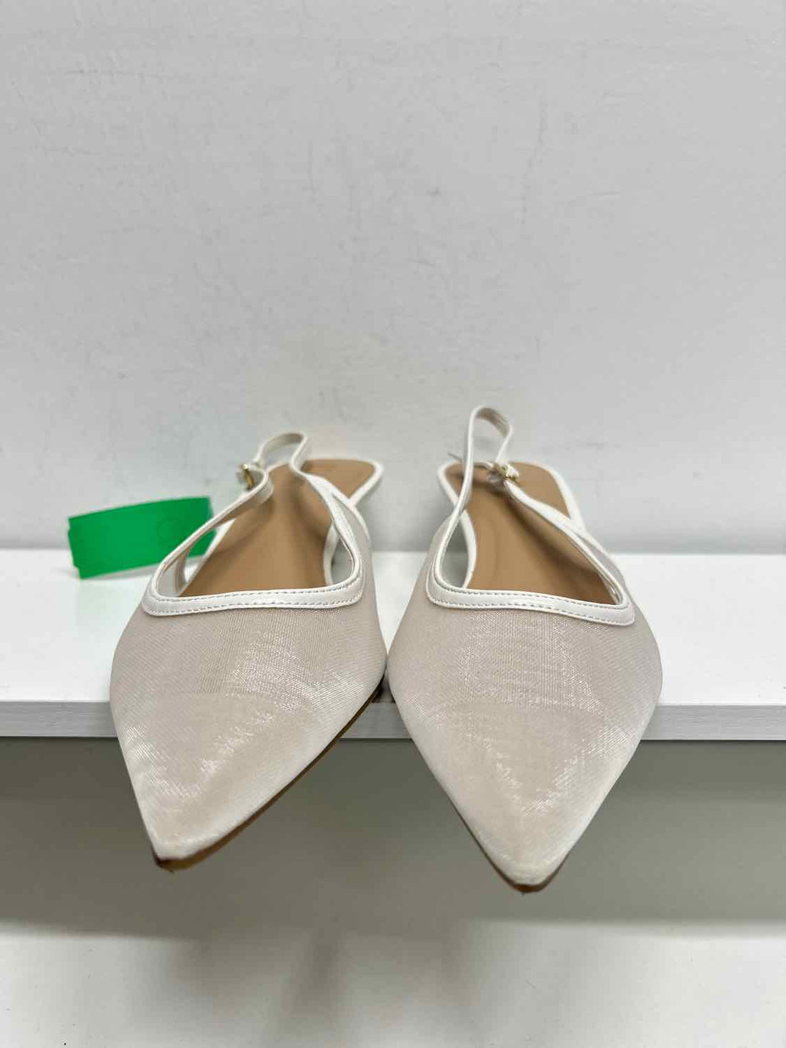 INC Women Size 8.5 White Mesh Heels