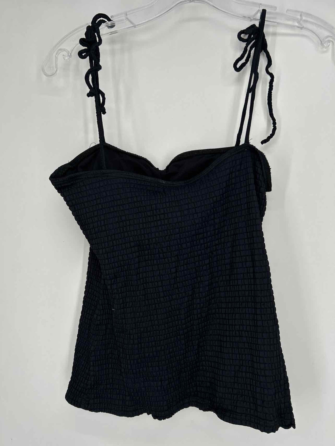 Pink Desert Size M Black Swimsuit Top Only