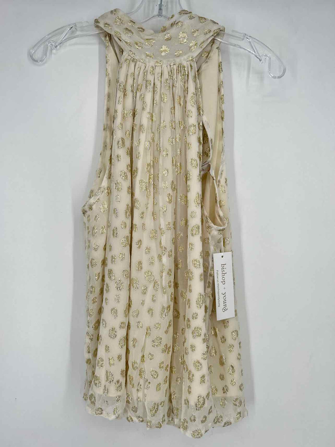 Bishop + Young Size M Beige Leopard NWT Sleeveless