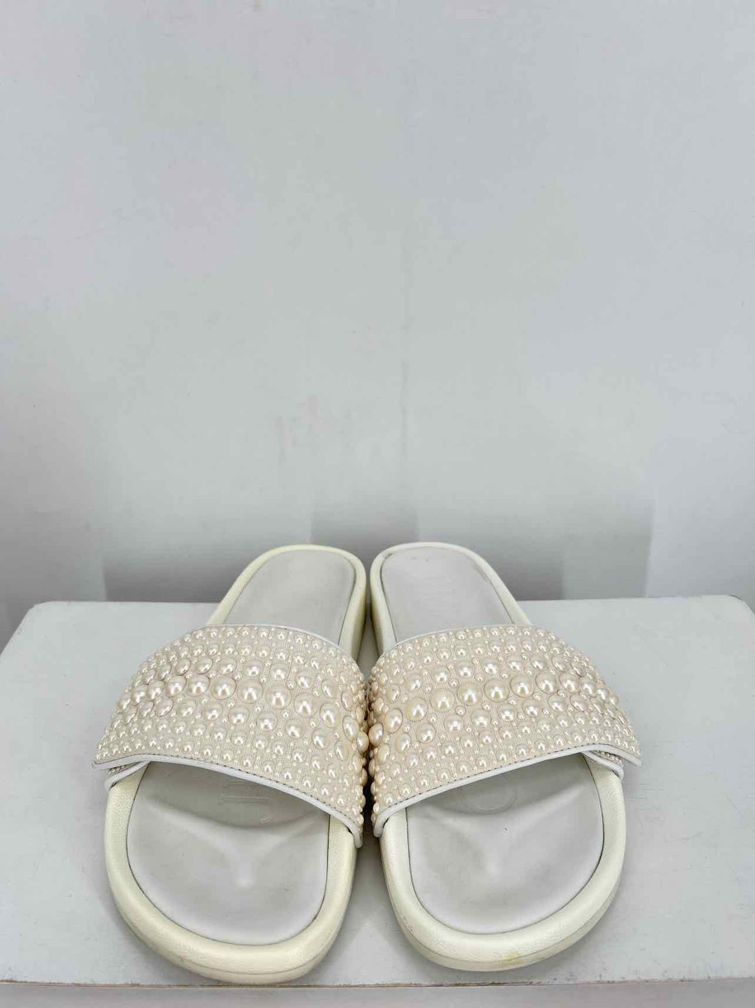 Jimmy Choo Women Size 39 White Slides