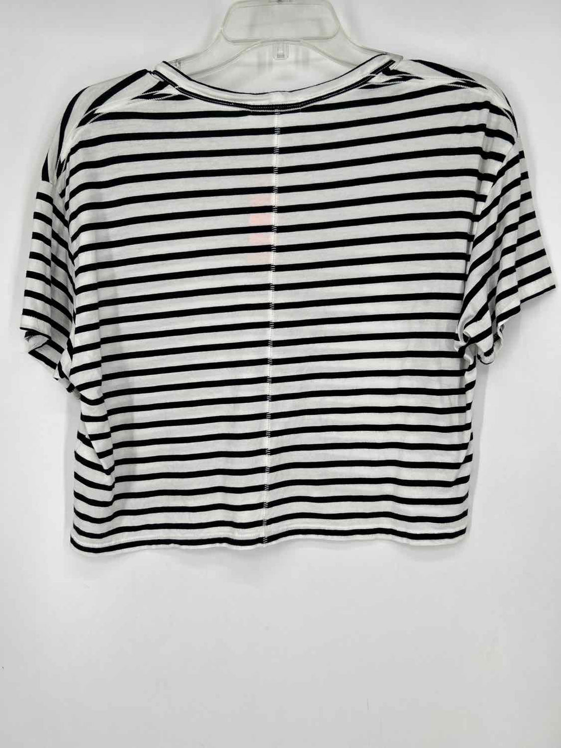 Rag & Bone Size L Black & White Striped T-shirt