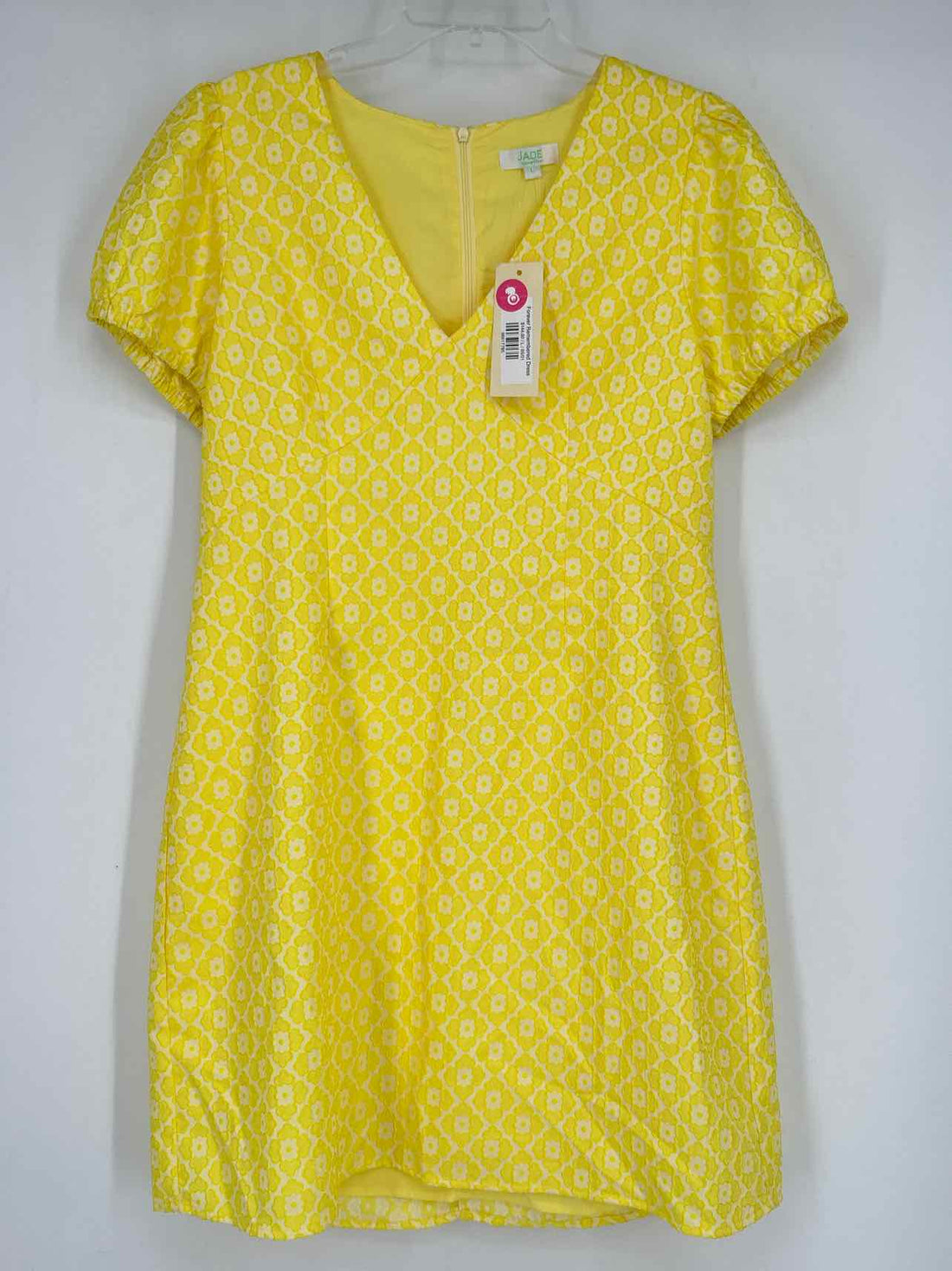Jade Size L Yellow Floral NWT Dress
