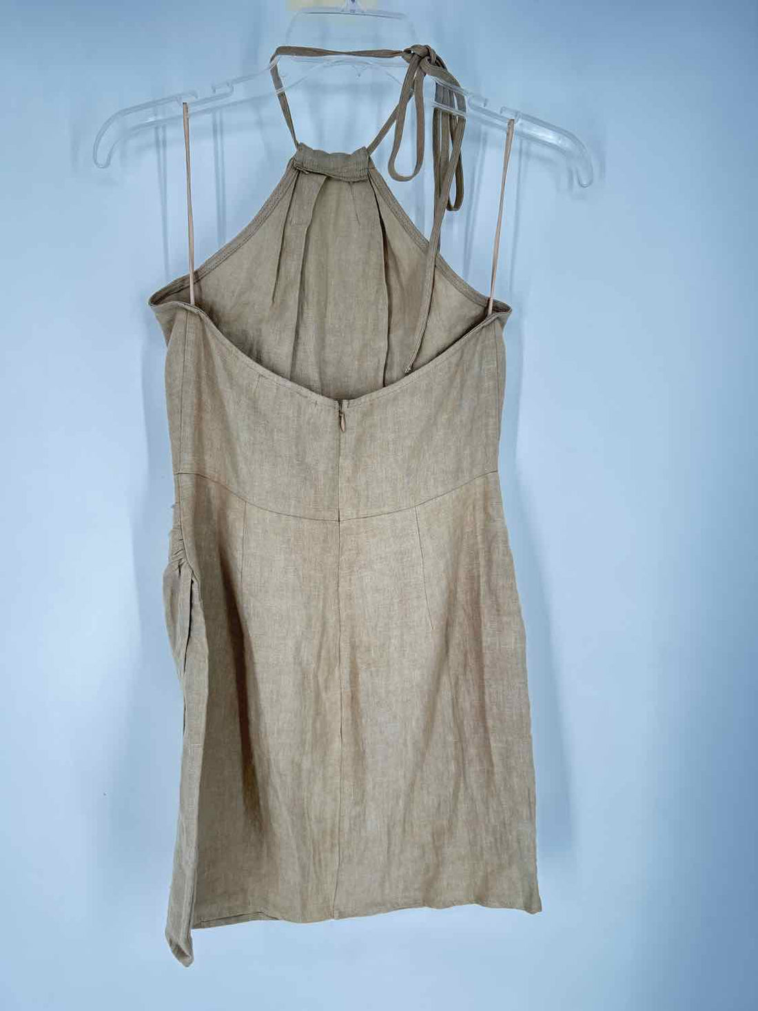 Shoe Fly Size S Tan Linen 100% NWT Dress
