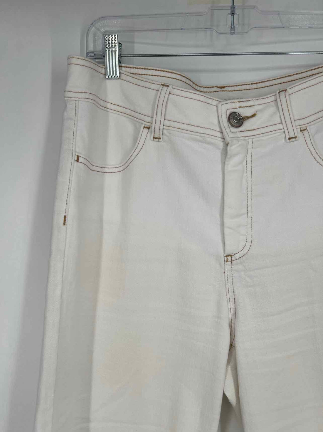 Chicos Size 1.5 (10) White Jeans