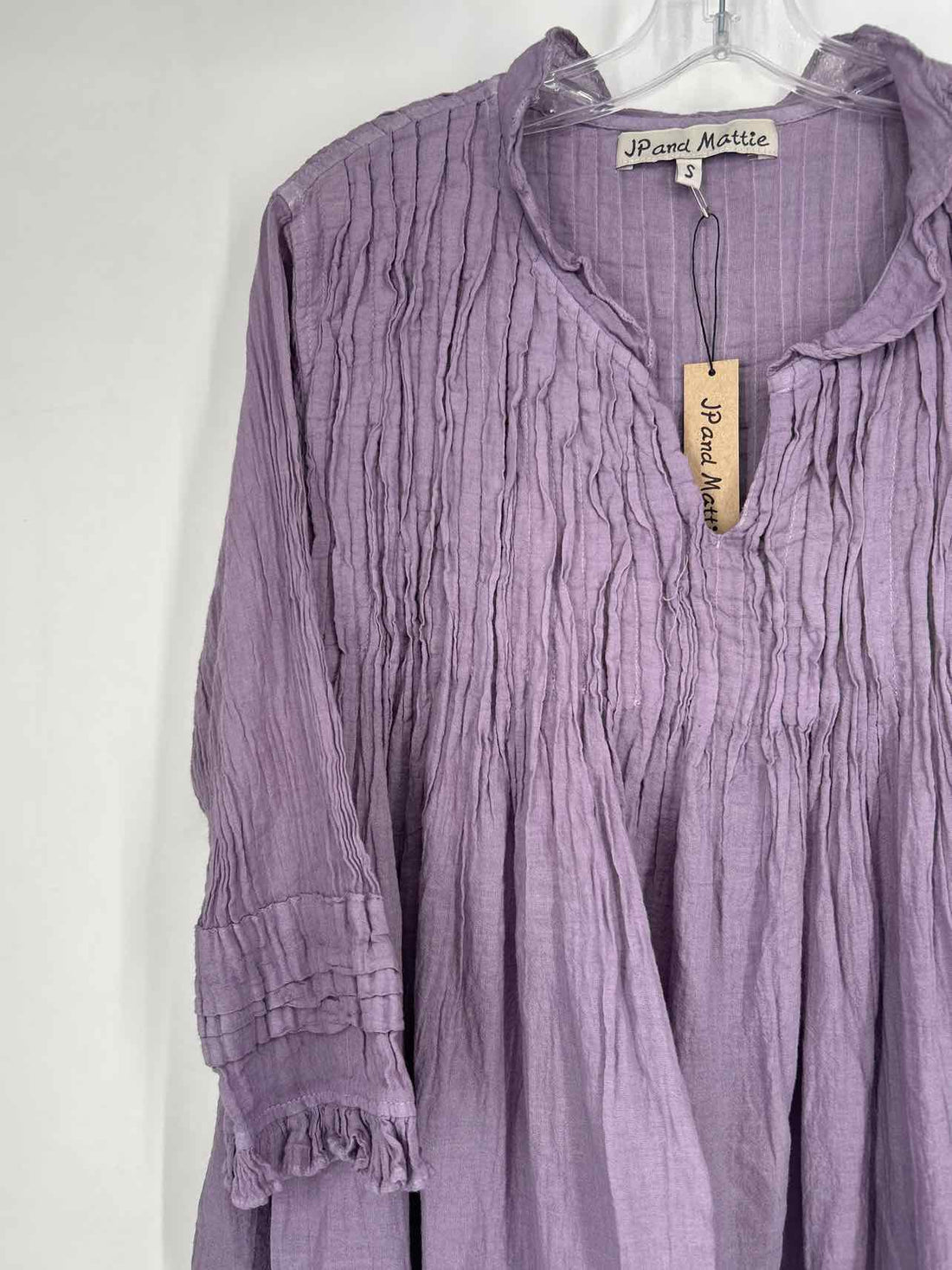 JP and Mattie Size S Purple Gauze NWT Dress