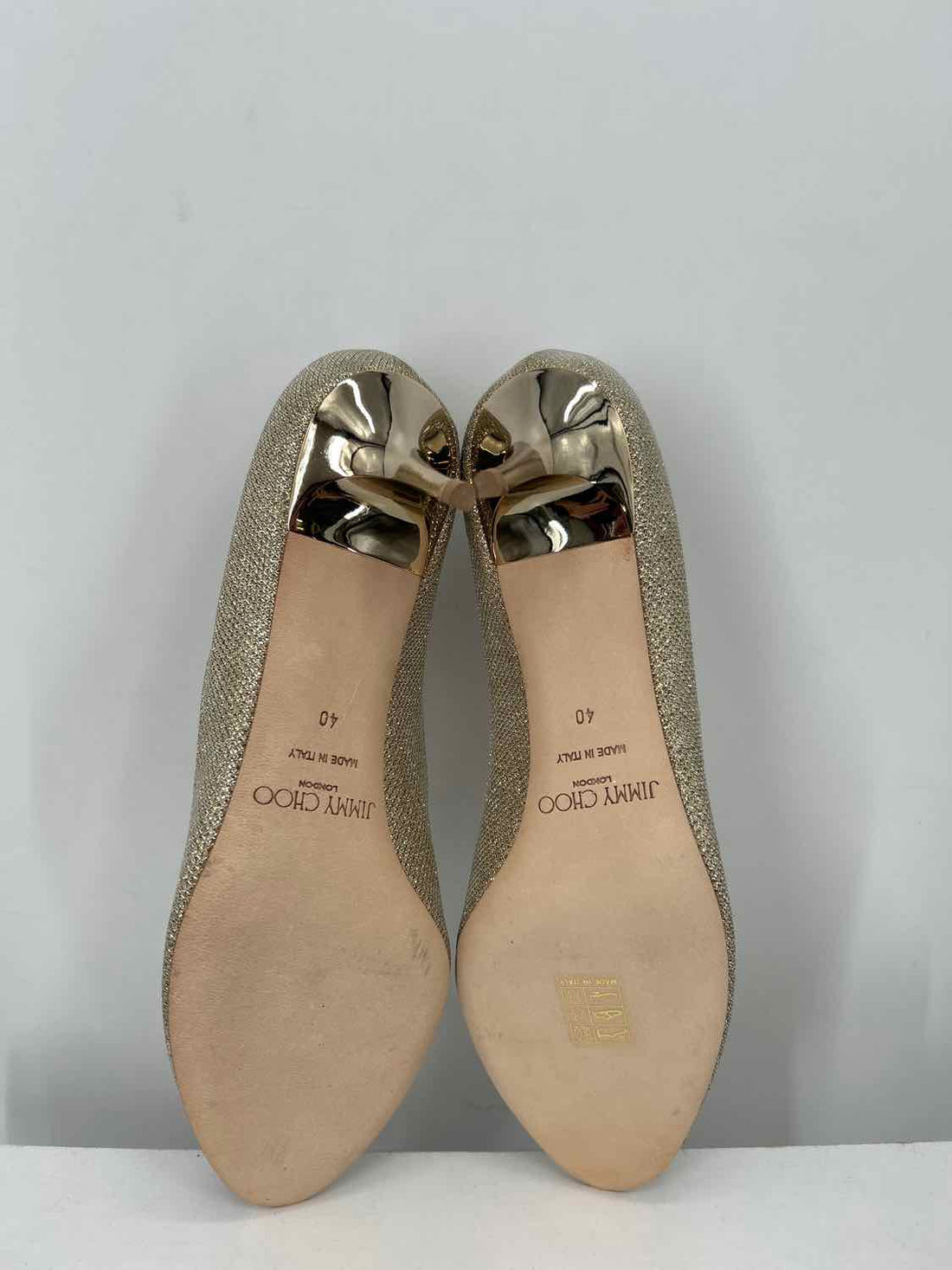 Jimmy Choo Women Size 40 Gold LUXURY