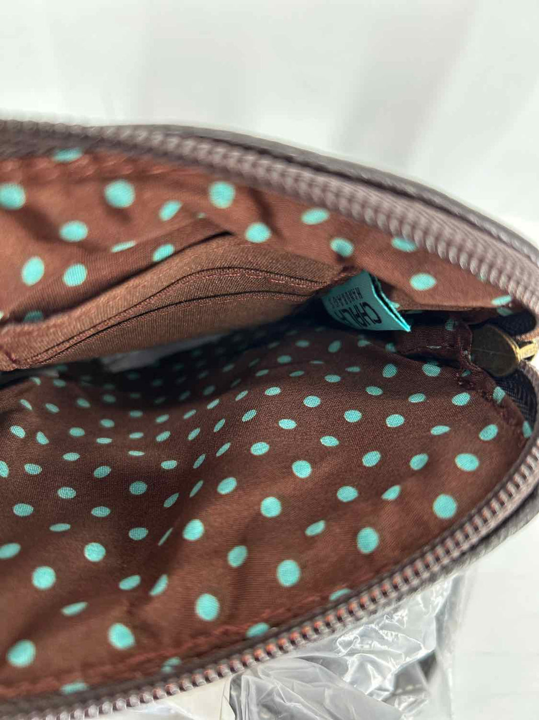 Chala Maroon & Dark Brown New Dazzled Paw Crossbody