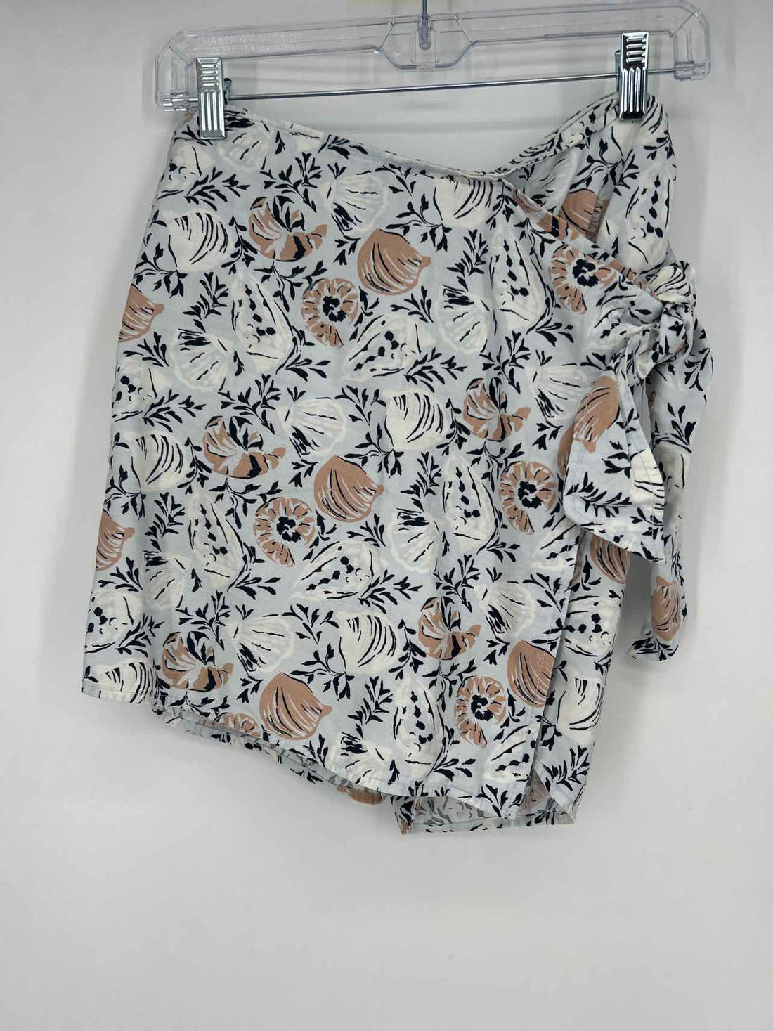 Loft Size S Light Blue & White Print Skort