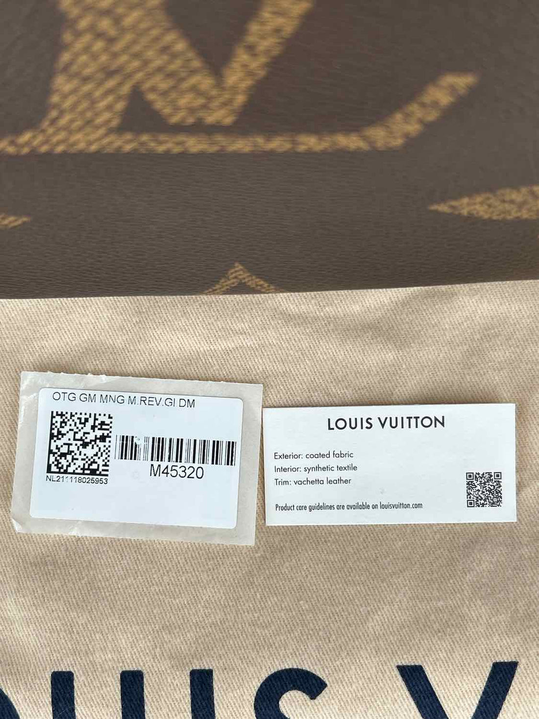 Louis Vuitton Monogram Giant & Monogram Reverse Coated Canvas & Leather LUXURY
