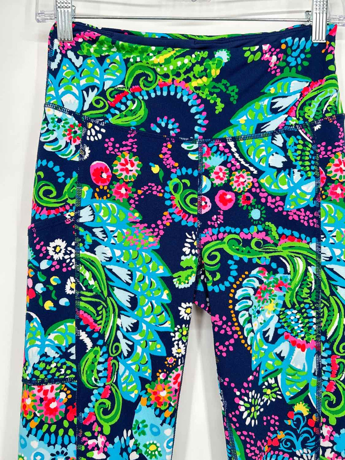 Size S Navy Print Lilly Pulitzer Luxletic Leggings