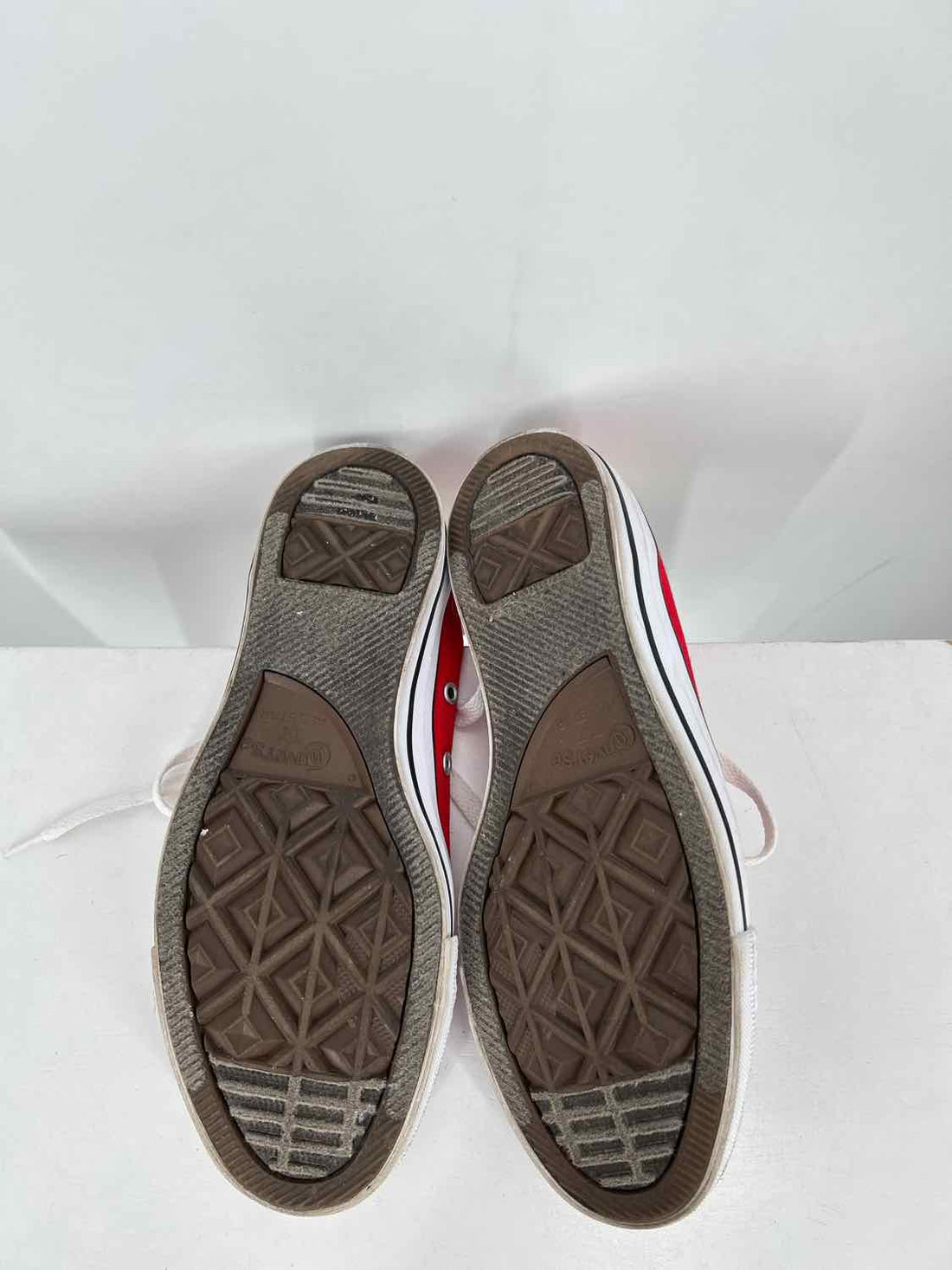 Converse Women Size 8 Red & White Sneakers