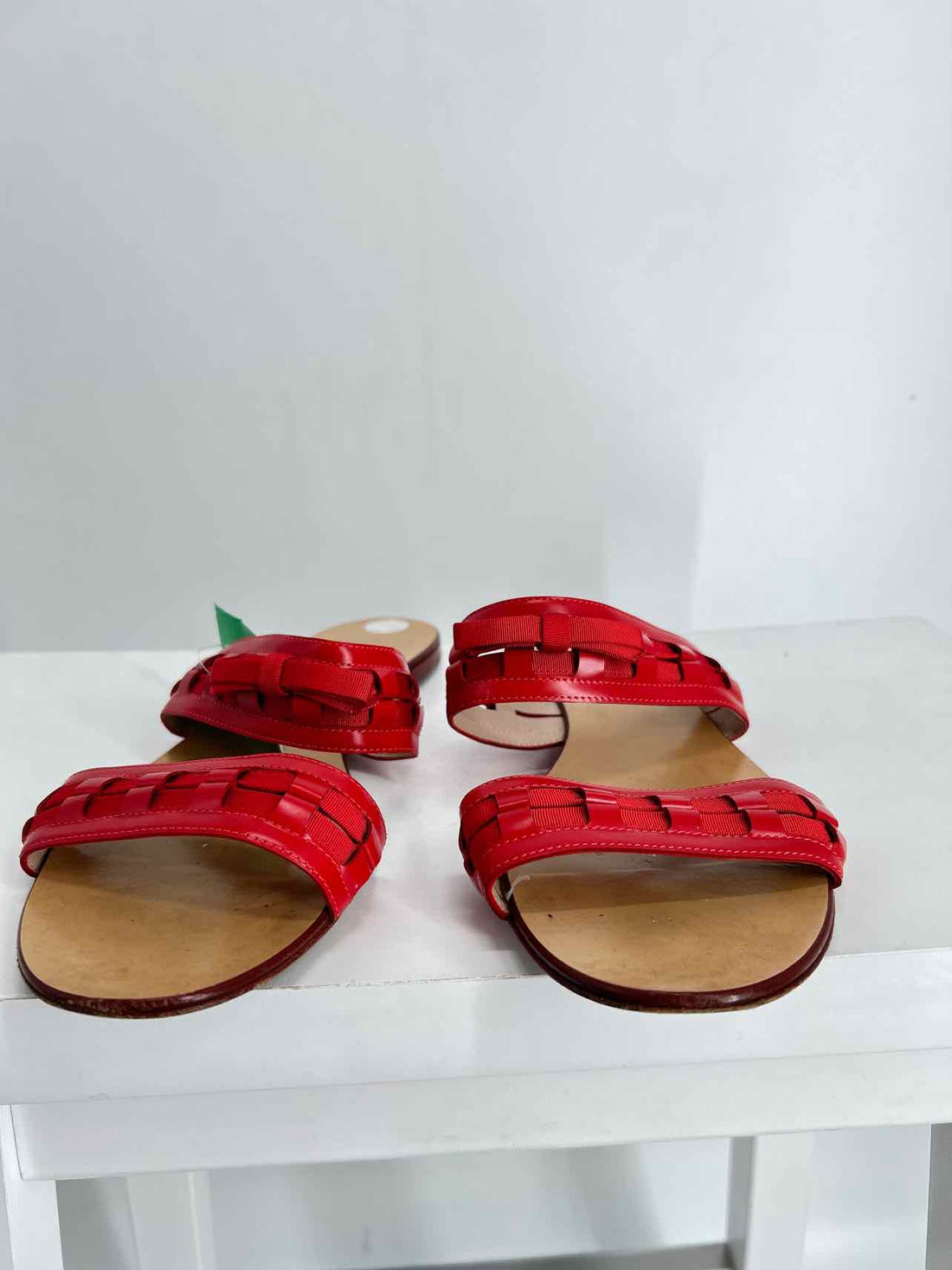 Giorgio Armani Women Size 40.5 Red Slides