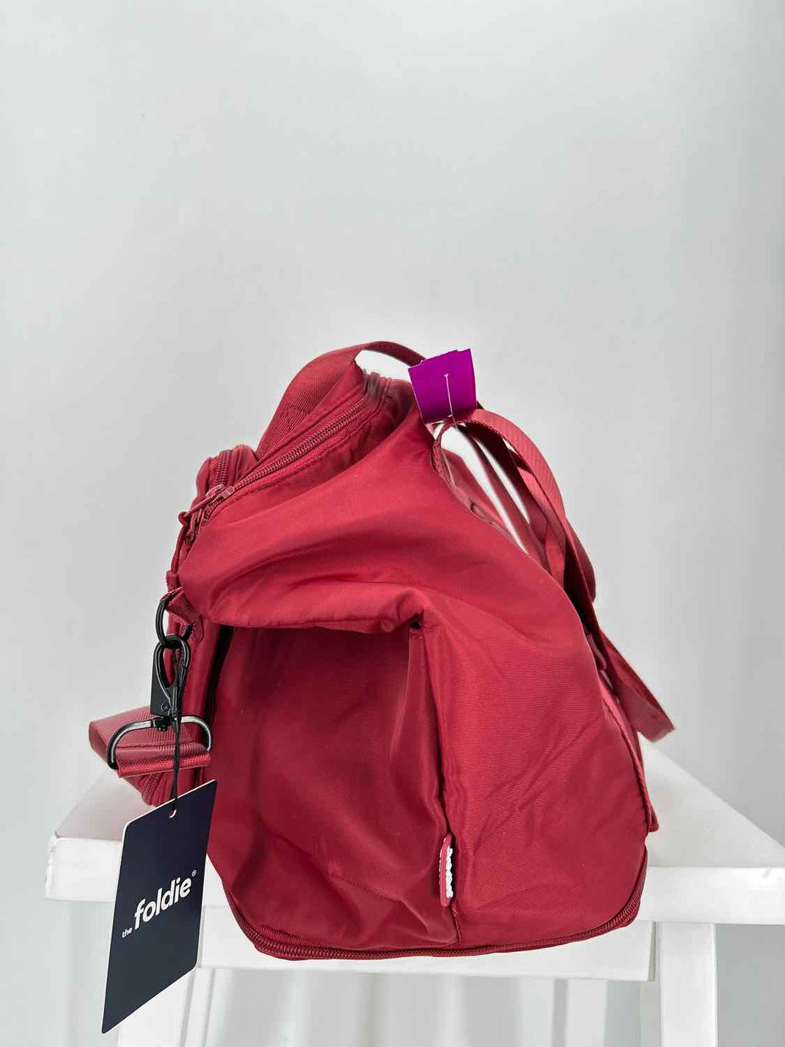 the foldie Red Nylon NWT Duffel