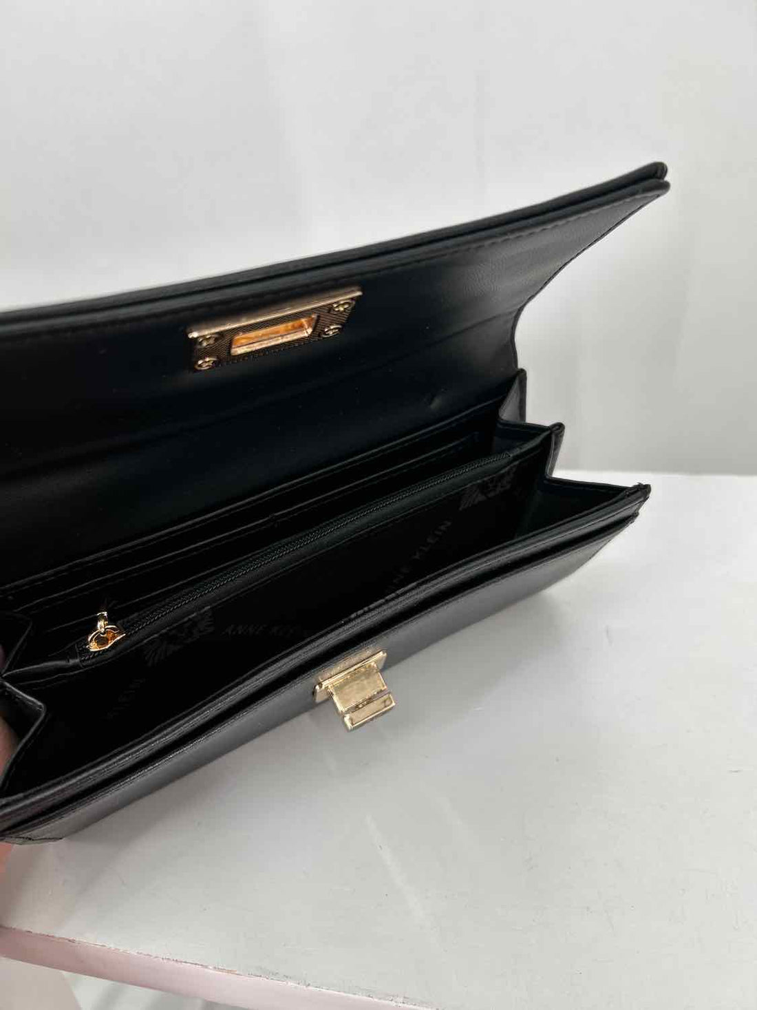 Anne Klein Black Faux Leather NWT Wallet
