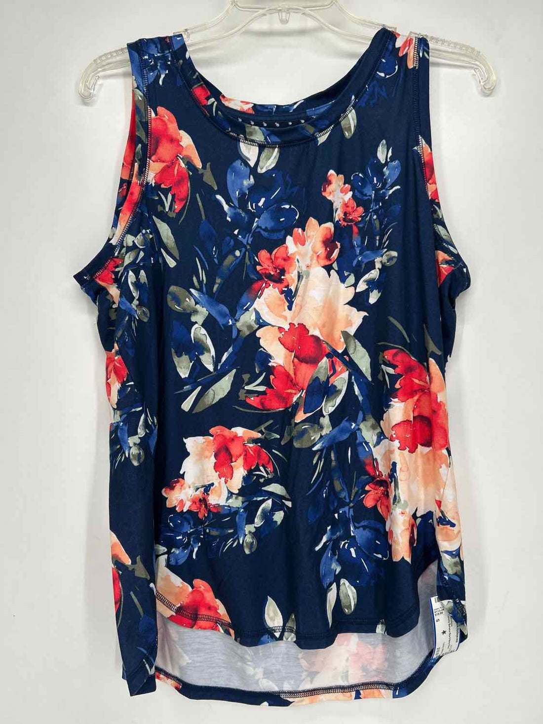 Tommy Bahama Size S Navy Floral Sleeveless