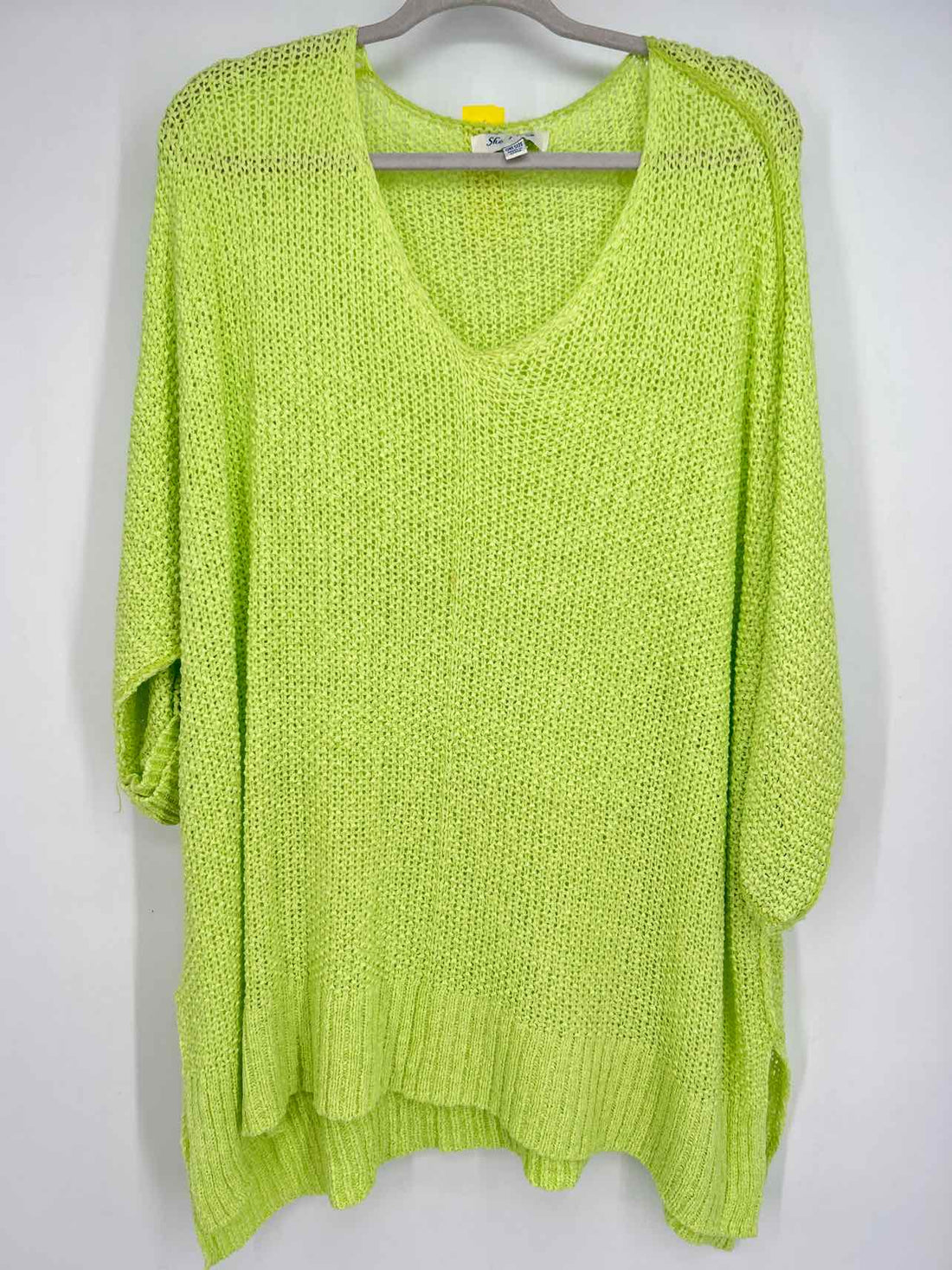 She + Sky Size One Size Neon Green Coverup