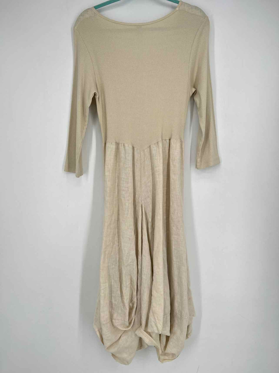 Inizio Size XL Beige Long Sleeve Dress